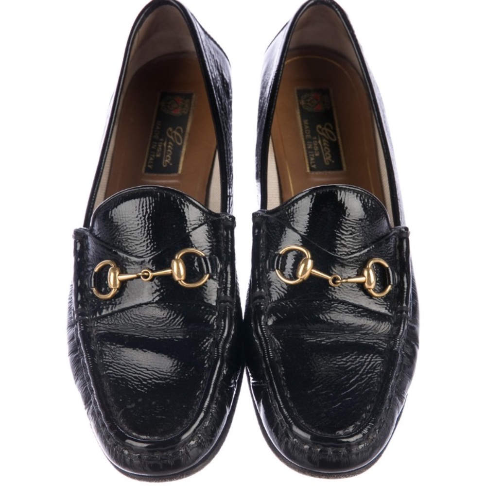 Gucci Horsebit women’s patent Loafers